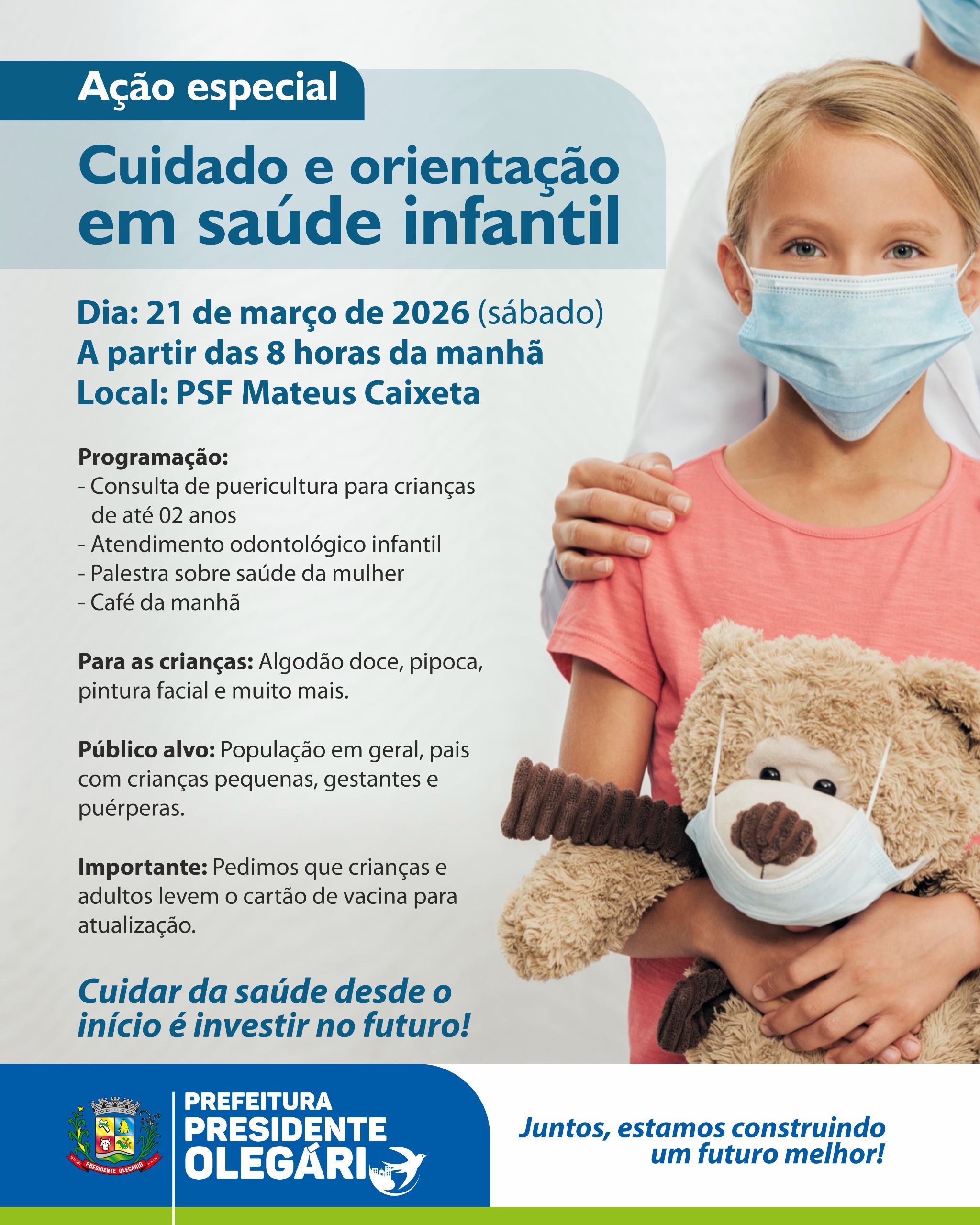 AÇÃO DA SAUDE - SAÚDE INFANTIL - PSF MATEUS CAIXETA 