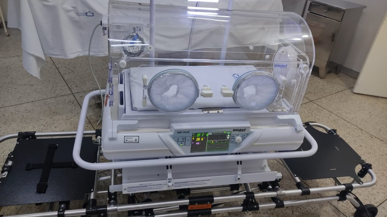 Hospital Municipal Darci José Fernandes recebe novos equipamentos para recém-nascido.